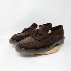 Loake Loafer Men 9 E Brighton Brown Suede Fringe Tassel Chunky Sole Shoe England